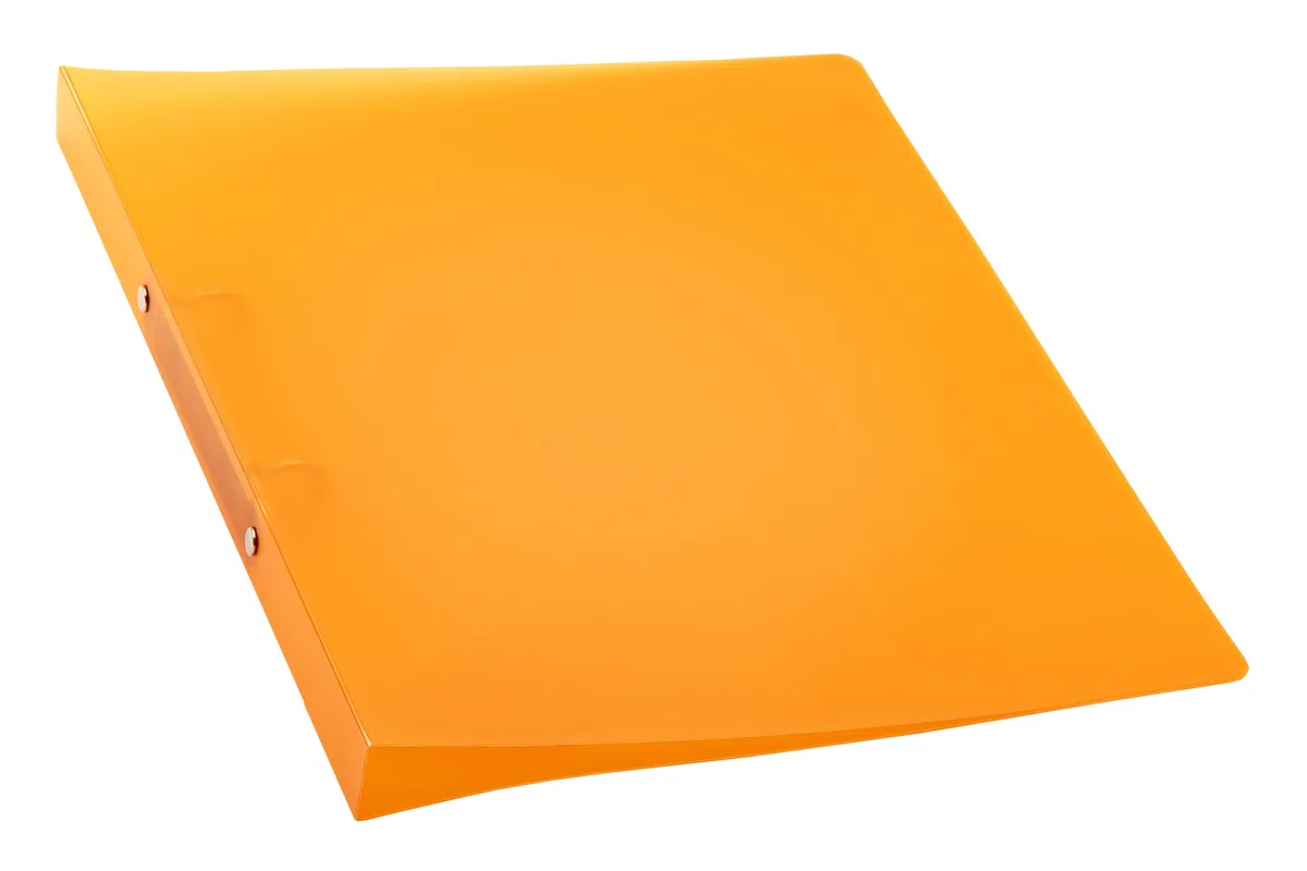 K3T 66956 - Raccoglitore ad anelli, formato A4, 4 pezzi, larghezza dorso 30 mm, 4 colori (rosso, blu, arancione e verde)
