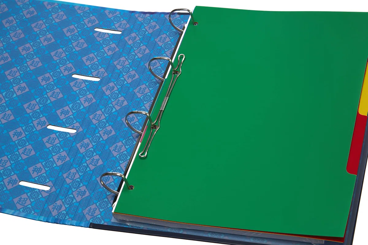 Grupo Erik: Raccoglitore Organizer Dragon Ball | Raccoglitore ad anelli A4 con fogli e divisori, con chiusura elastica, include block di 100 fogli A4, separatori pagine e cartella portadocumenti