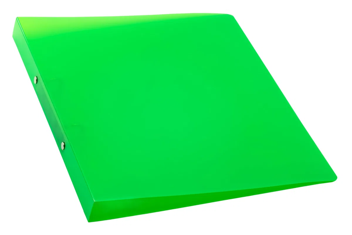 K3T 66956 - Raccoglitore ad anelli, formato A4, 4 pezzi, larghezza dorso 30 mm, 4 colori (rosso, blu, arancione e verde)