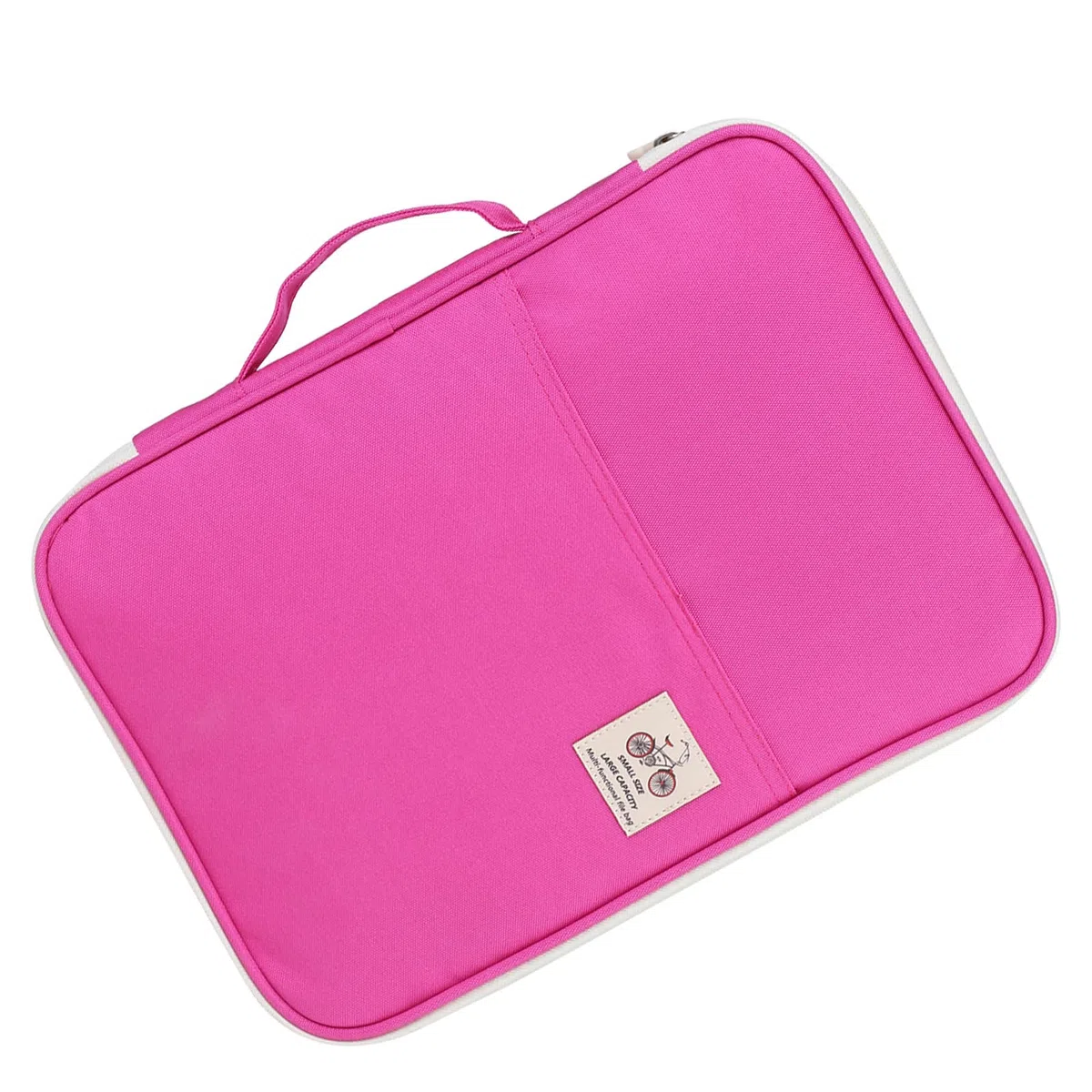 Borsa Portadocumenti A4 Viola, Organizer Multitasche, Impermeabile, Perfetta per Viaggi di Lavoro, Robusto Tessuto Oxford, Contiene Documenti A4 (#03)